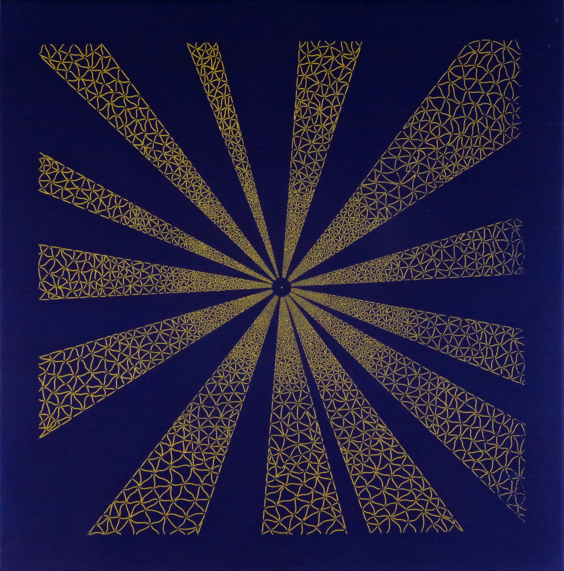 ID129 - Acrylic and silkscreen ink on canvas - YahouBrothers