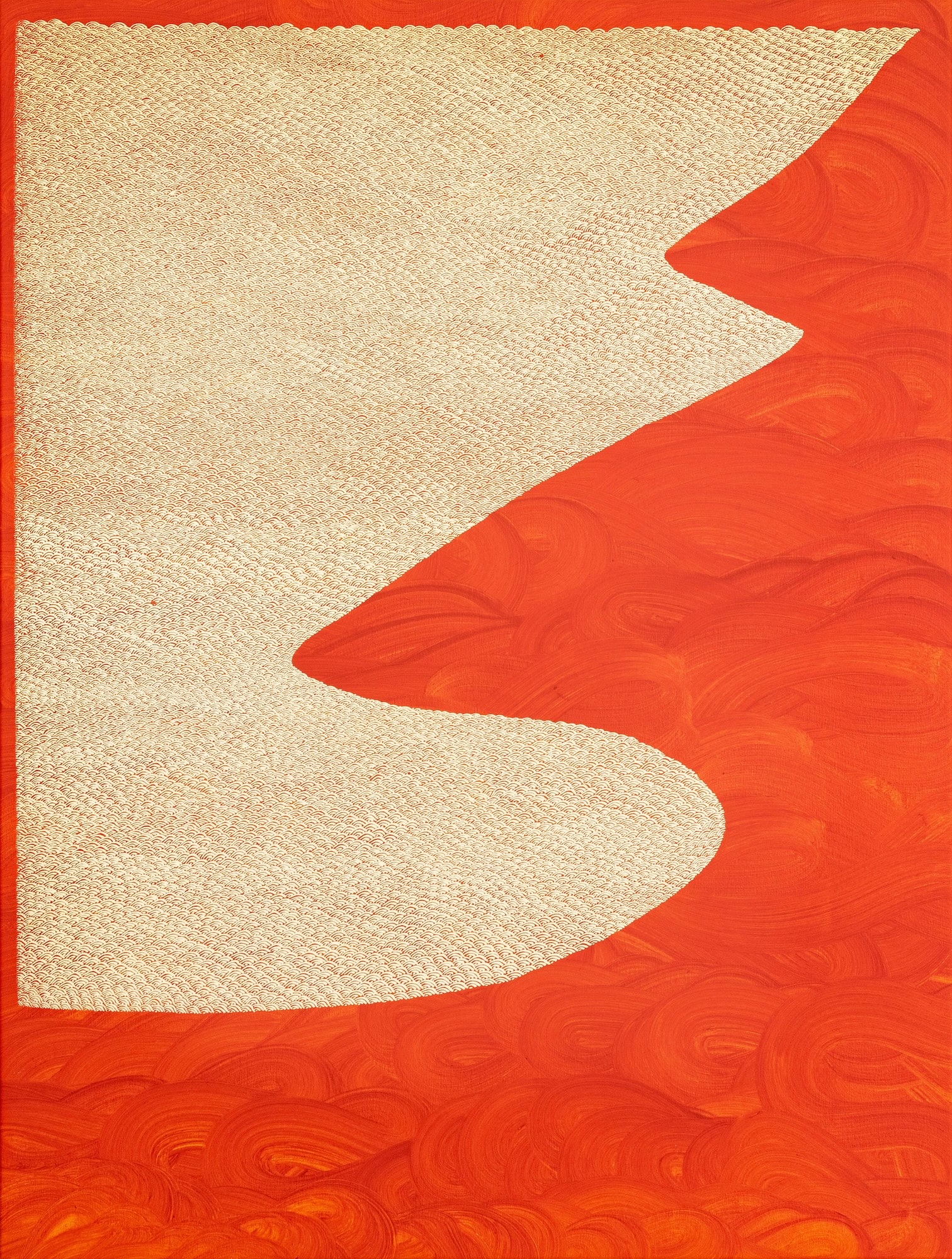 ID139 - Acrylic and silkscreen ink on canvas - YahouBrothers