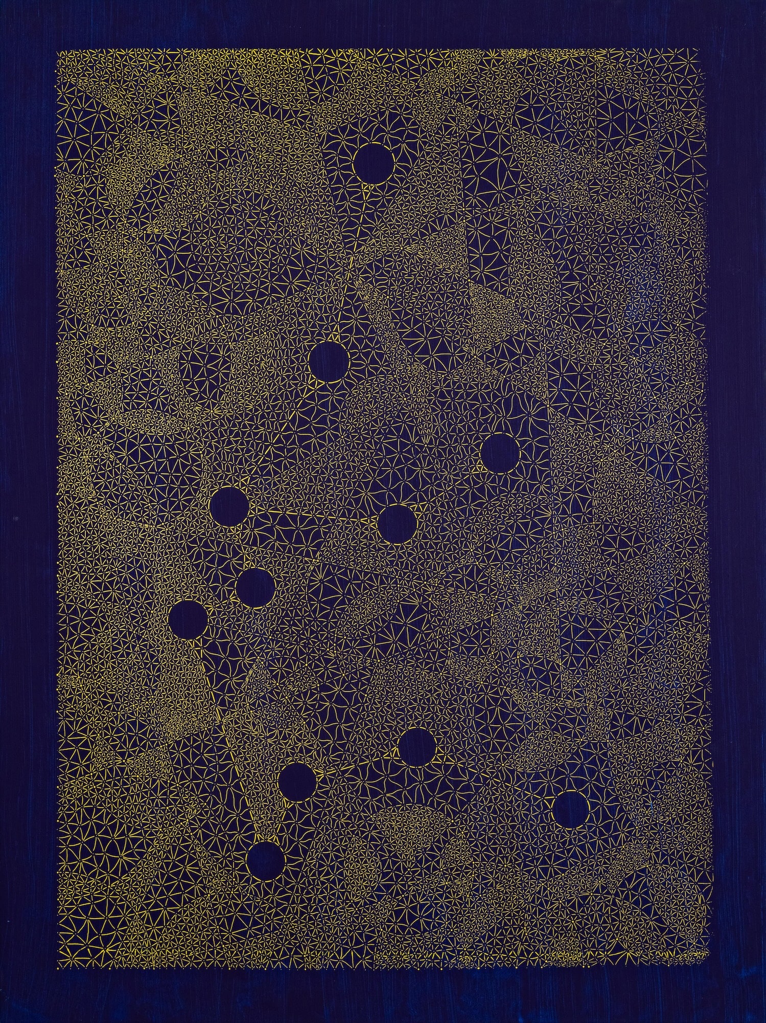 ID148 - Acrylic and silkscreen ink on canvas - YahouBrothers