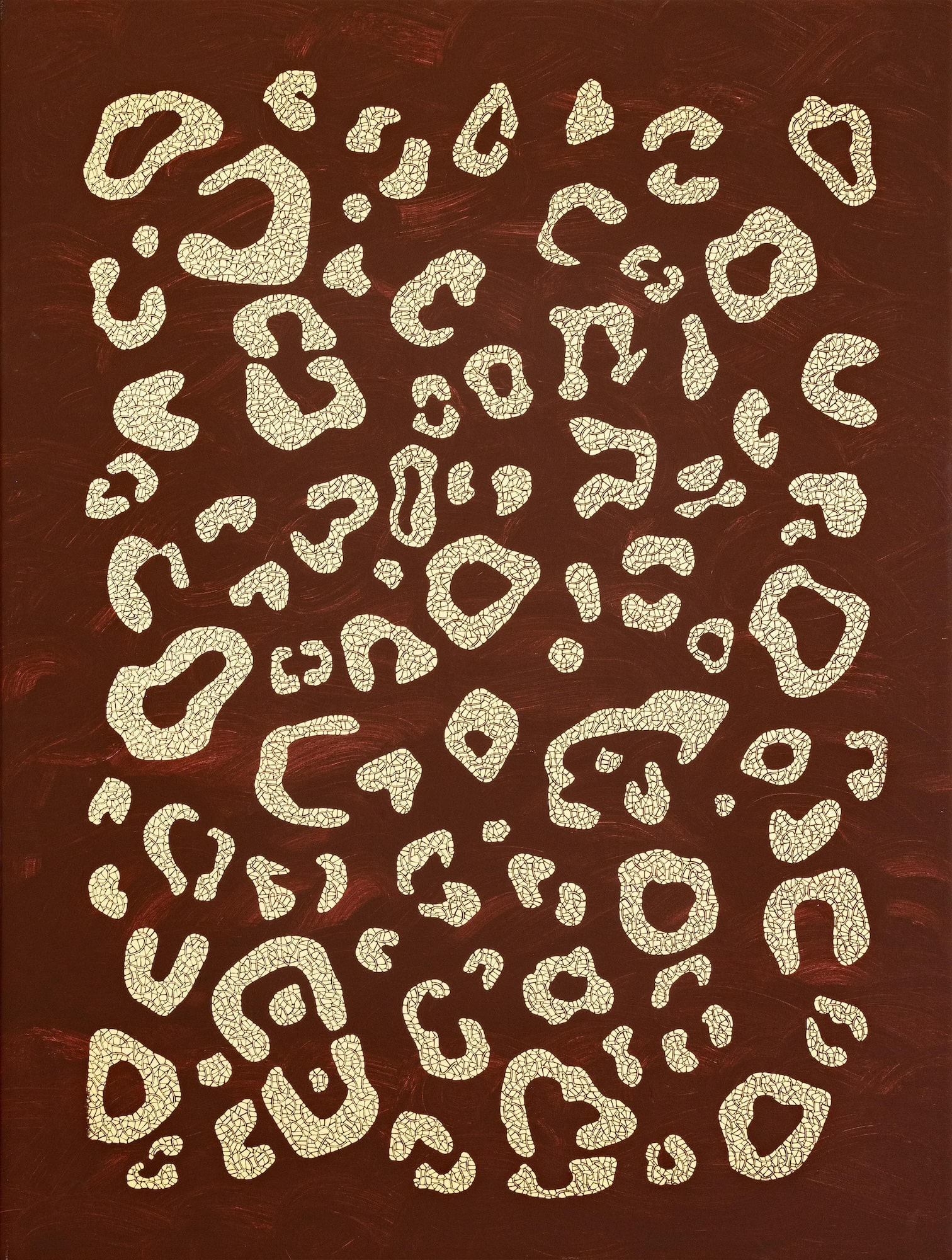 ID153 - Acrylic and silkscreen ink on canvas - YahouBrothers