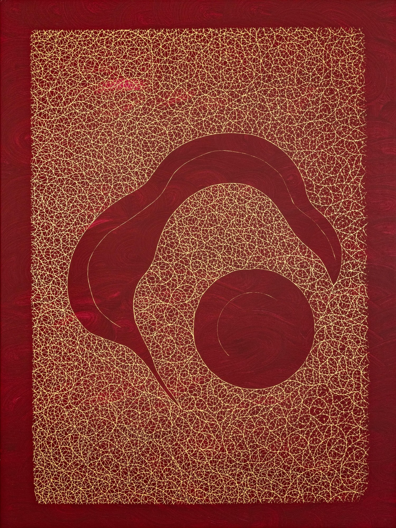 ID155 - Acrylic and silkscreen ink on canvas - YahouBrothers