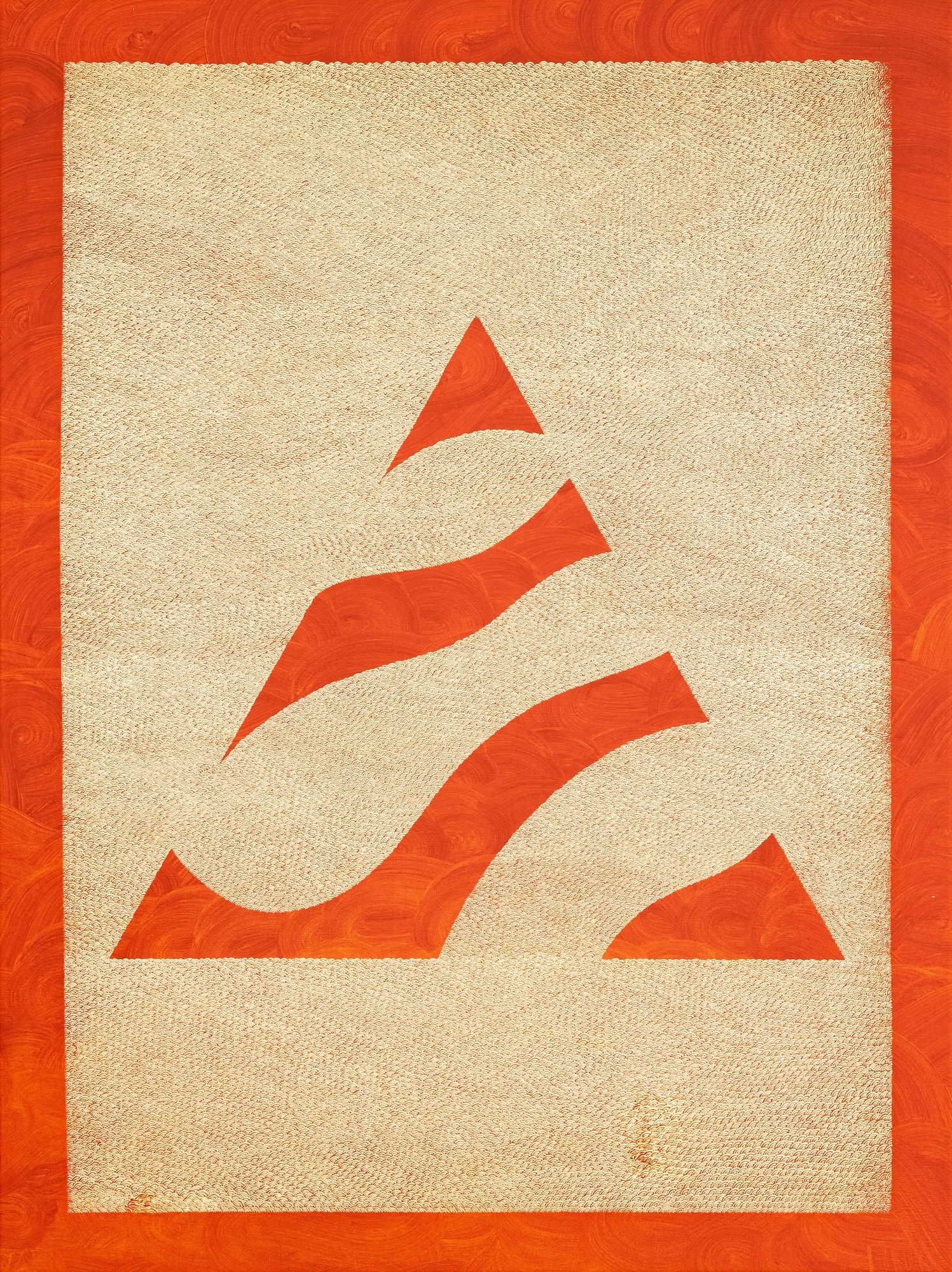 ID177 - Acrylic and silkscreen ink on canvas - YahouBrothers