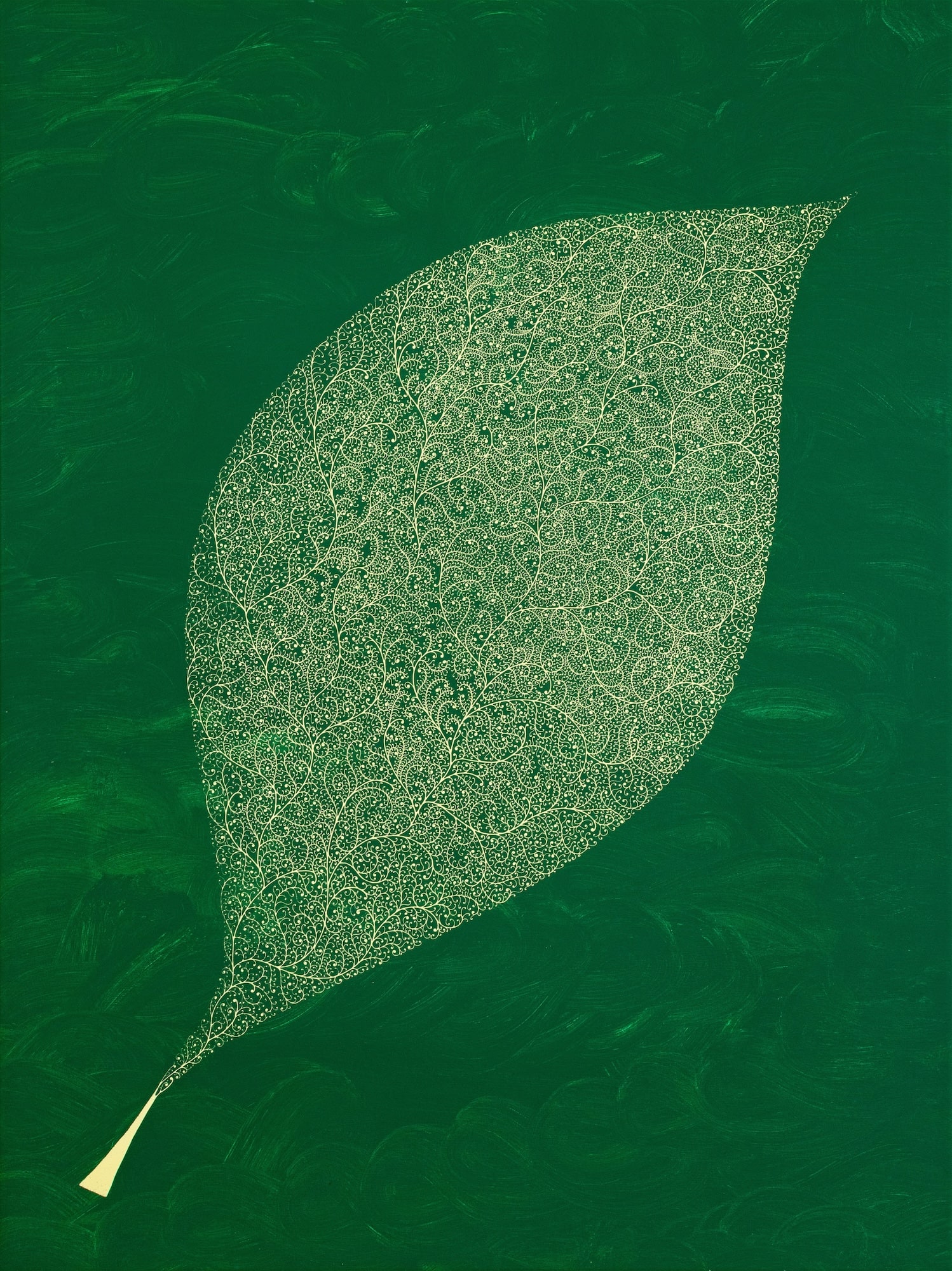 ID187 - Acrylic and silkscreen ink on canvas - YahouBrothers