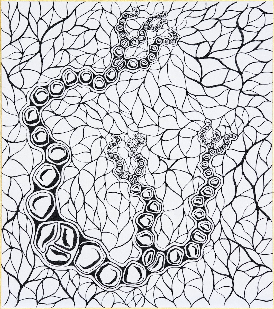 ID639 - 888 Collection - Sumi ink on Paper - Made in Tokyo, Japan - YahouBrothers