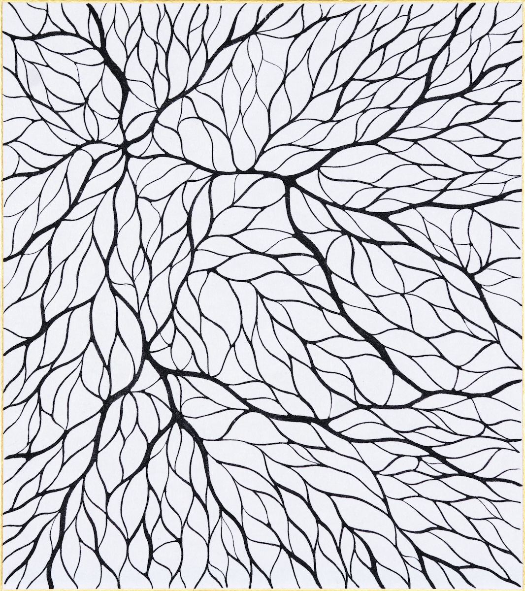 ID641 - 888 Collection - Sumi ink on Paper - Made in Tokyo, Japan - YahouBrothers