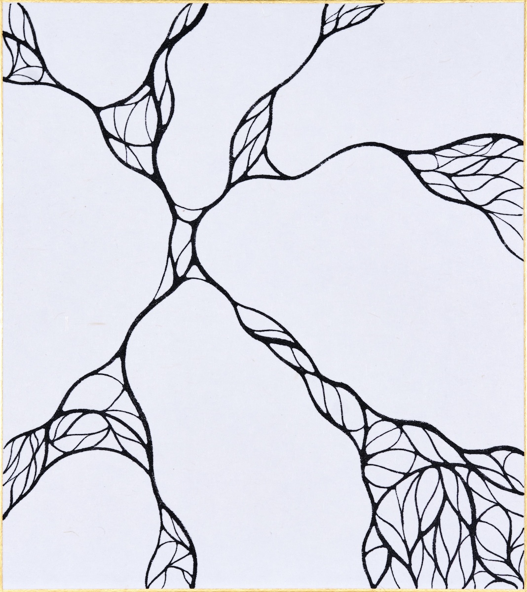 ID663 - 888 Collection - Sumi ink on Paper - Made in Tokyo, Japan - YahouBrothers